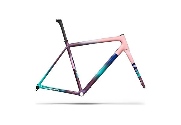 Specialized S-Works Crux Frameset - FACT 12r Carbon Desert Rose/Quartz/Purple Haze/Majesty Blue/Lagoon Blue/Metallic White 56