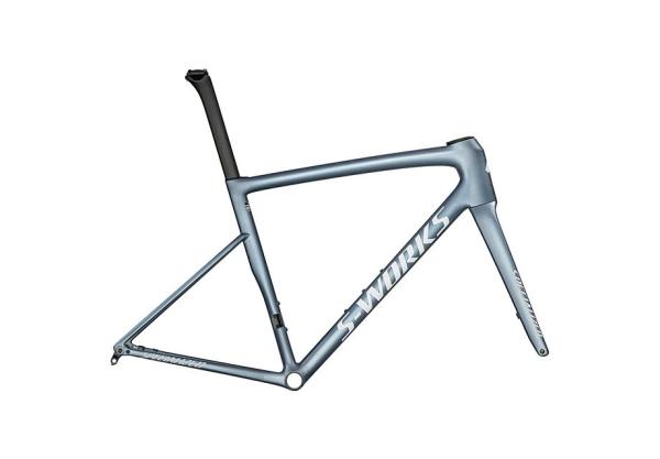 Specialized S-Works Tarmac SL8 Frameset - FACT 12r Carbon Gloss Glacial Metallic / Red To Gold Pearl / White 61