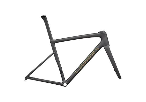 Specialized S-Works Tarmac SL8 Frameset - Ready to Paint Satin Carbon Rtp / Silver To Green Pearl 44