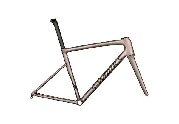 Specialized S-Works Tarmac SL8 Frameset - FACT 12r Carbon Gloss Viavi Red Gold Over Silver / Satin Metallic Obsidian 61
