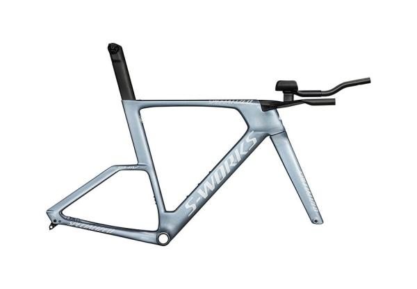 Specialized S-Works Shiv TT Disc Module - FACT 11r Carbon Gloss Glacial Metallic / Red To Gold Pearl Edge Fade / Metallic White Silver XS