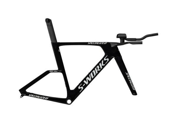 Specialized S-Works Shiv TT Disc Module - FACT 11r Carbon Gloss Tarmac Black / Metallic White Silver XS