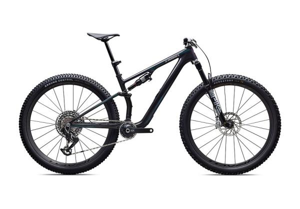 Specialized S-Works Epic 8 EVO  - SRAM XX SL AXS, RockShox Ultimate Gloss Carbon / Green to Purple Viavi Fade / Brushed Liquid Metal M