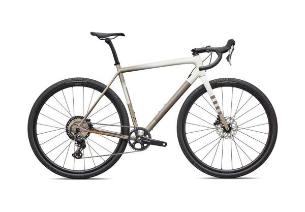 Specialized Crux Comp - Shimano GRX Dune White/Sandstone Metallic/Desert Metallic/Orange Zest 58