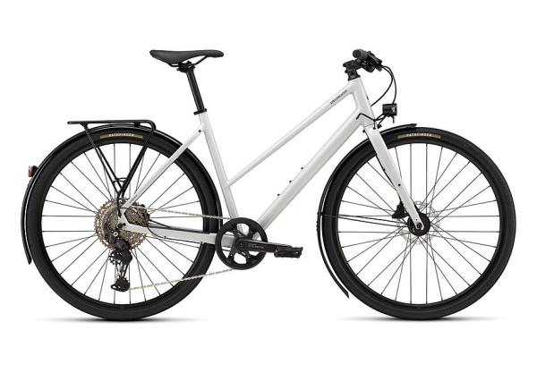 Specialized Sirrus X 3.0 Step-Through EQ GLOSS DOVE GREY / METALLIC PINE FROST REFLECTIVE S