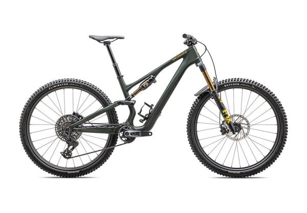 Specialized Stumpjumper 15 Pro  - SRAM X0 AXS, FOX Factory Satin Green Tint / Gunmetal / Satin Metallic Sulphur S2