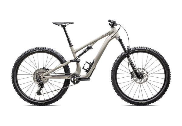 Specialized Stumpjumper 15 Alloy  - Shimano Deore, RockShox/X-Fusion Gloss White Mountains / Dark Moss Green S2