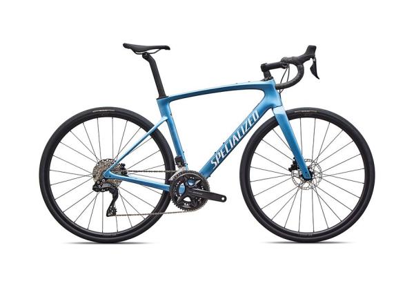 Specialized Roubaix SL8 Comp - Shimano 105 Di2 Gloss Glacial Metallic/White 44
