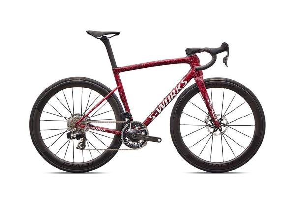 Specialized S-Works Tarmac SL8 - SRAM RED AXS GLOSS REDSKY SHDWSIL WHT IMPASTO 49
