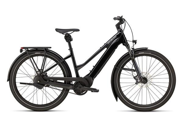 Specialized Turbo Vado 5.0 IGH Step-Through GLOSS CASTBLACK / SATIN SILVER REFLECTIVE M