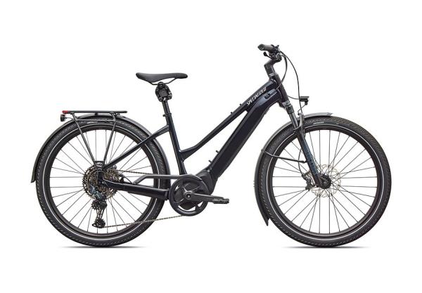 Specialized Turbo Vado 5.0 Step-Through GLOSS CASTBLACK / SATIN SILVER REFLECTIVE L
