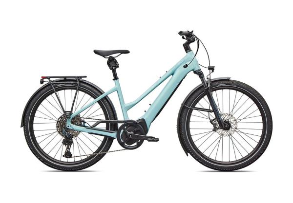 Specialized Turbo Vado 5.0 Step-Through GLOSS SEAFOAM / 25% LAPIS PEARL / GLACIAL METALLIC L