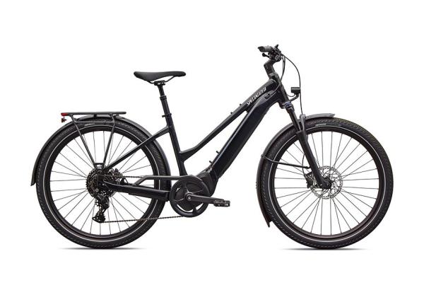 Specialized Turbo Vado 4.0 Step-Through GLOSS CASTBLACK / SATIN SILVER REFLECTIVE L
