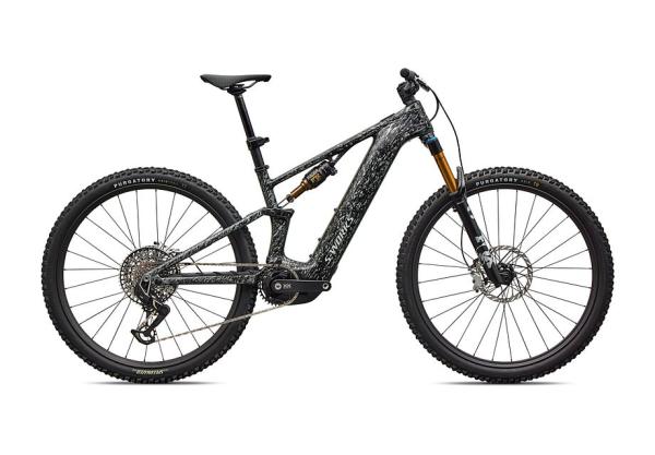 Specialized S-Works Turbo Levo R GLOSS SHADOW SILVER BLENDED SPECKLE OVER CARBON / SILVER DUST S4