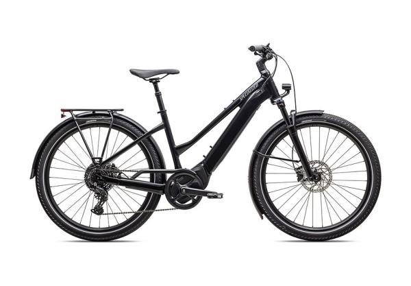 Specialized Turbo Vado 4.0 Step-Through Gloss Castblack / Satin Silver Reflective XL