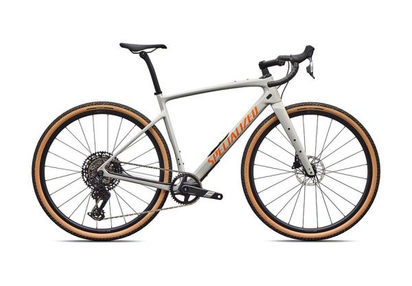 Specialized Diverge 4 Comp Carbon - SRAM Apex AXS/S1000 Dolomite Metallic/Orange Zest 56