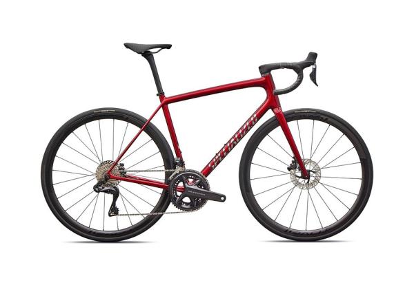 Specialized Aethos 2 Pro - Shimano Ultegra Di2 GLOSS RED SKY / CHROME 56