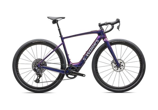Specialized S-Works Turbo Creo 2 - SRAM RED / XX1 Eagle AXS Gloss Carbon / Red To Blue Pearl Strata / Satin Liquid Silver 52